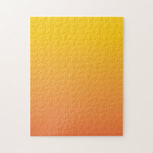 Yellow to Orange Gradient Jigsaw Puzzle
