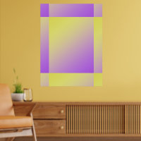 Yellow to Purple Gradient Abstract