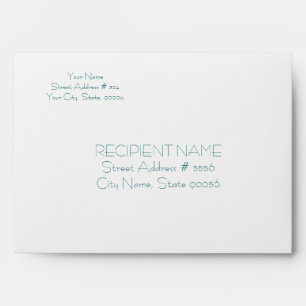 Yellow Tones Retro Abstract Floral Collage-White Envelopes