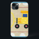 Yellow Toy Bulldozer Truck by Chariklia Zarris iPhone 13 Case<br><div class="desc">Is your child interested in construction? Then satisfy their curiosity with this print of a yellow toy bulldozer truck by Chariklia Zarris. You can feel the earth move underneath the giant wheels of this vehicle. Order yours now!</div>