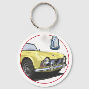 Yellow TR4 Key Ring