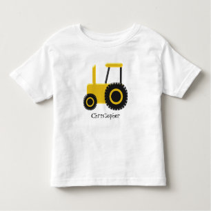 Yellow Tractor Toddler T-Shirt