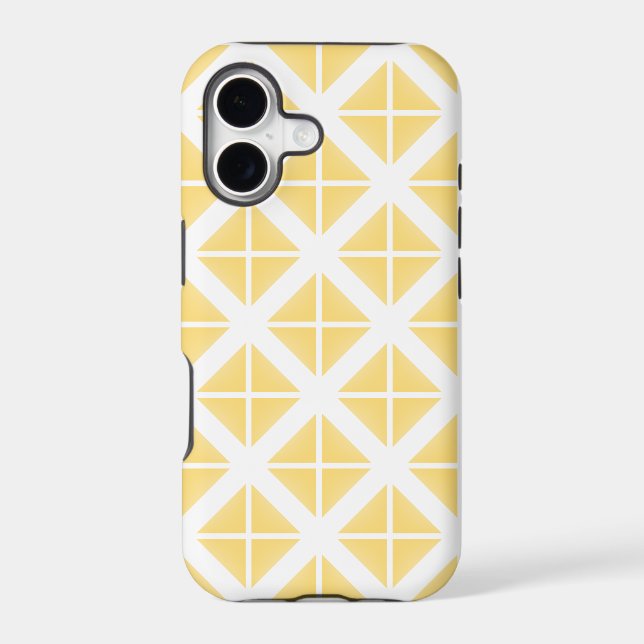 Yellow Trendy Triangle Pattern (Back)
