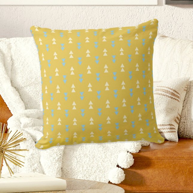 Yellow Triangles Pillow (Creator Uploaded)