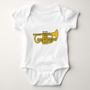 Yellow Trumpet Baby Bodysuit