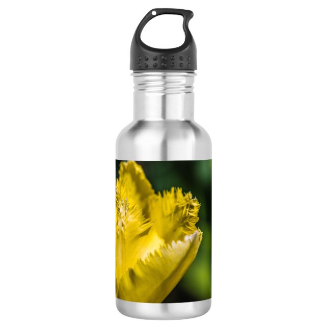 Yellow Tulip 532 Ml Water Bottle (Front)