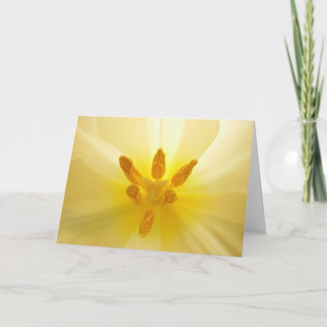 Yellow Tulip Card (Front)