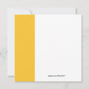 yellow tulip flower Christmas party Invitation