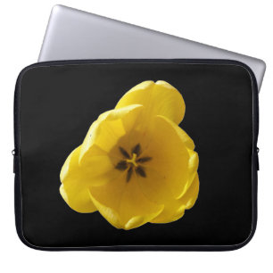 Yellow Tulip Laptop Bag