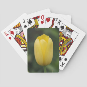 Yellow Tulip - Low-vision playing cards