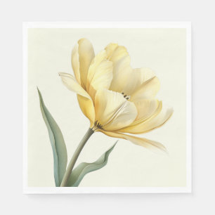 Yellow Tulip Napkin
