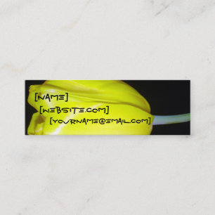 Yellow Tulip Profile Card