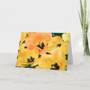 Yellow Tulips Card