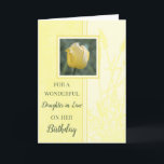 Yellow Tulips Daughter in Law Birthday Card<br><div class="desc">Birthday card for daughter in law with soft and pretty yellow tulip and thoughtful verse.</div>