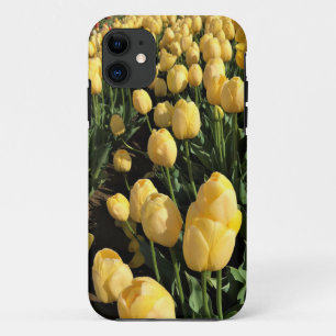 Yellow Tulips in a Field, Oregon iPhone 11 Case