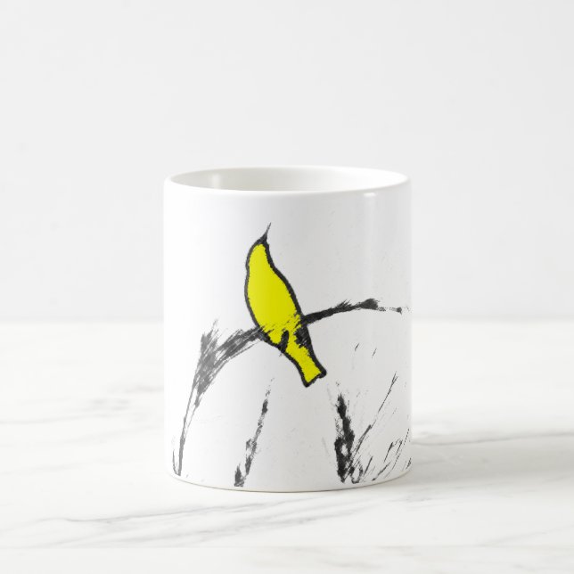 Yellow Tweet Coffee Mug (Center)