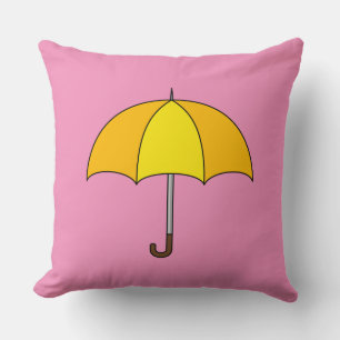 Yellow Umbrella Cushion