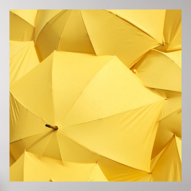Yellow umbrella poster (Front)