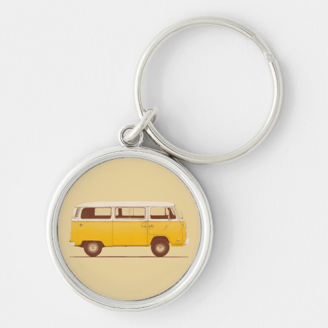 Yellow Van | Florent Bodart Key Ring (Front)