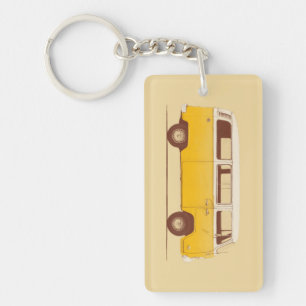 Yellow Van   Florent Bodart Key Ring