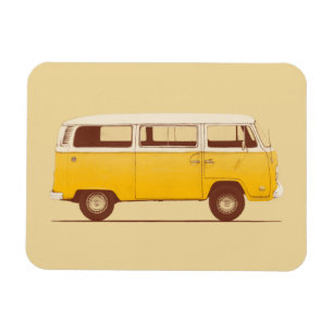Yellow Van Florent Bodart Magnet