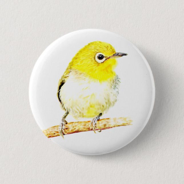 Yellow Viero 6 Cm Round Badge (Front)