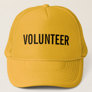 Yellow Volunteer Trucker Hat