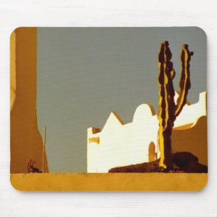 Yellow wall Mousepad