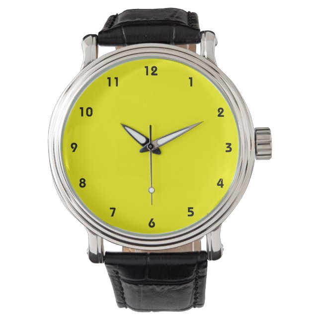 Yellow Watch - Basic Colour Series (Front)