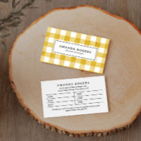 Yellow Watercolor Buffalo Plaid Multiple