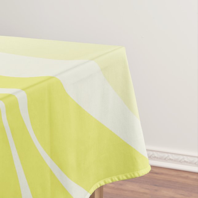 Yellow Waves Tablecloth (In Situ)