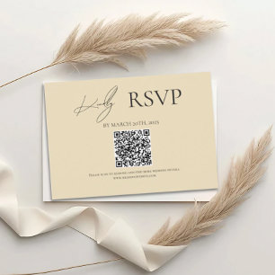 Yellow Where Forever Begins Wedding RSVP Cards