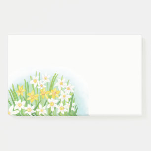 Yellow & White Daffodils Spring Post-it Notes