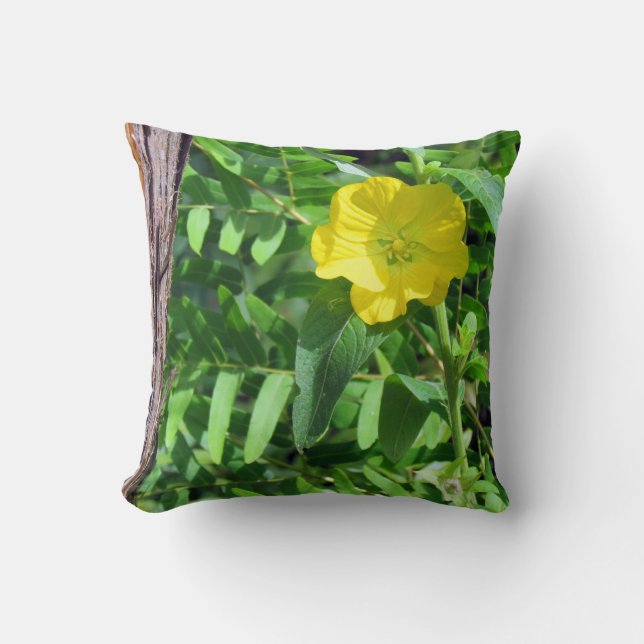 Yellow WIldflower Pillow (Front)