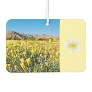 Yellow Wildflowers in Twentynine Palms, CA Car Air Freshener