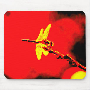 Yellow Wings Mouse Pad