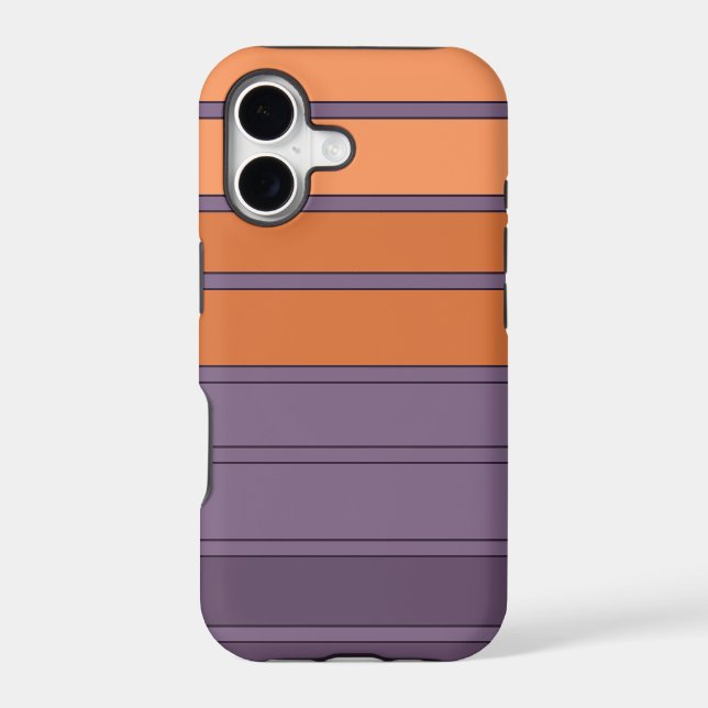 Yellow with lilac striped pattern  (Back)