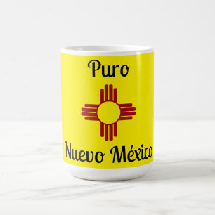 Yellow Zia Sun Puro Nuevo Mexico Coffee Mug