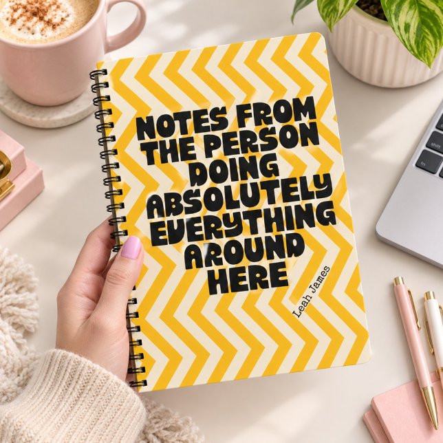 Yellow ZigZag Notebook Office Meeting Note Taking (Creator Uploaded)