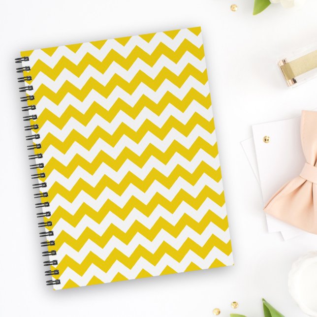 Yellow Zigzag, Yellow Chevron, Geometric Pattern Planner (Creator Uploaded)