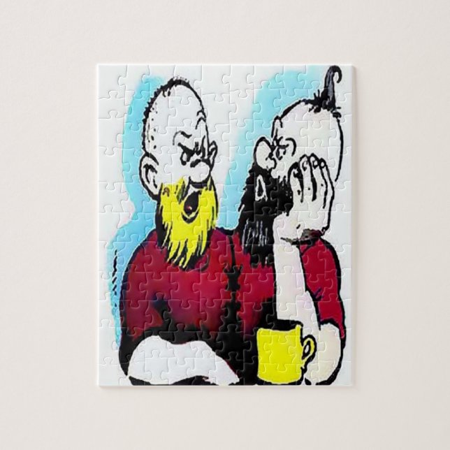 Yellowbeard & Curly-Top 8x10 Puzzle with Gift Box (Vertical)