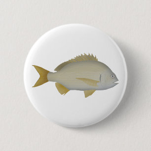 Yellowfin Bream 6 Cm Round Badge