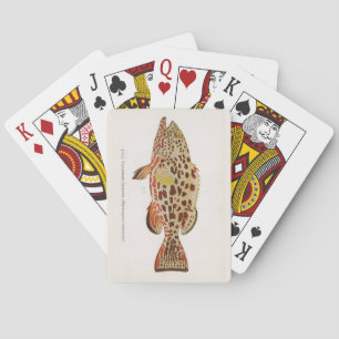 Yellowfin Grouper Fish Playing Cards