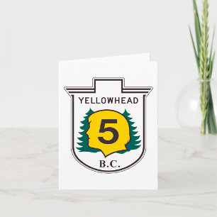 Yellowhead Road Sign Card