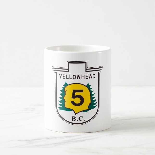 Yellowhead Road Sign Coffee Mug (Creator Uploaded)