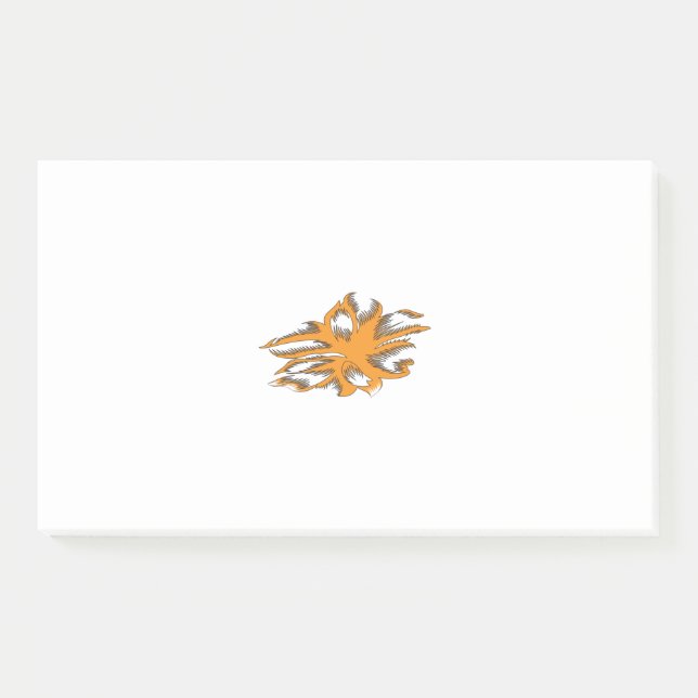 Yellowish Orange, Orangy Yellow  decorative Post-it Notes (Front)