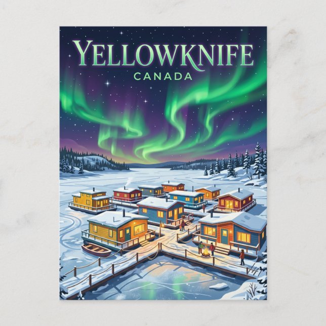 Yellowknife Canada Postcard (Front)