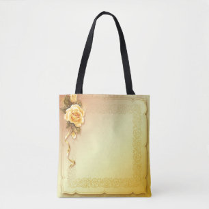 YellowRose All-Over-Print Tote Bag, Medium Bag