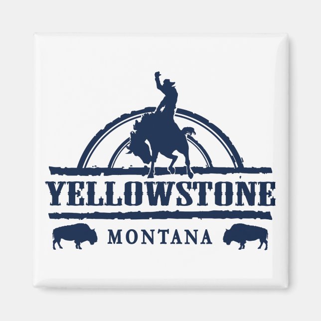Yellowstomne-Buffalo- Magnet (Front)