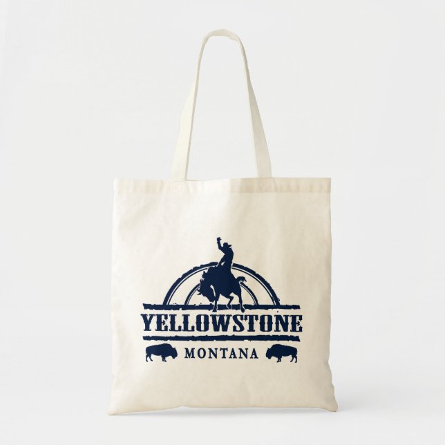 Yellowstomne-Buffalo- Tote Bag (Front)